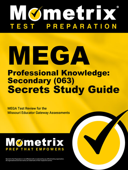 Title details for MEGA Professional Knowledge: Secondary (063) Secrets Study Guide by MEGA Exam Secrets Test Prep Staff - Available